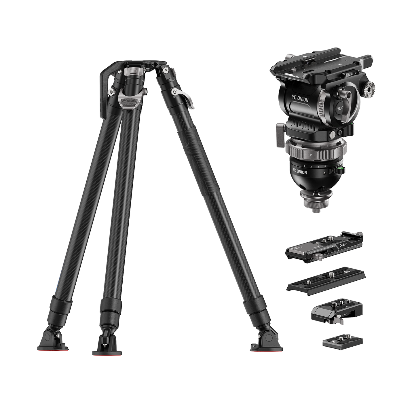 YC Onion CEDAR CB7 counterbalanced Fluid Head
