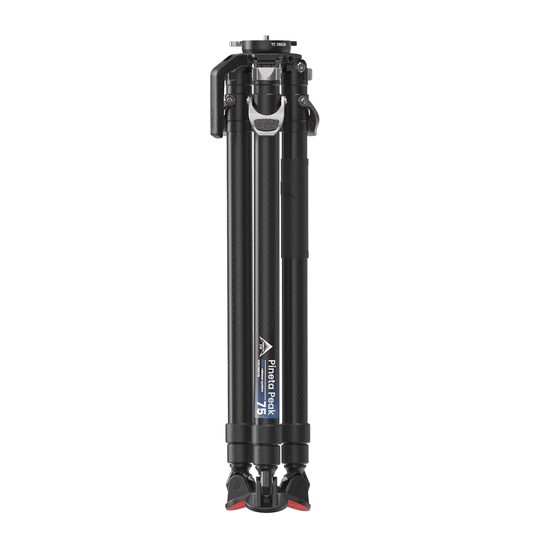 PINETA PEAK Photo & Video Carbon Fiber Tripod w/ HD Tripod Feet