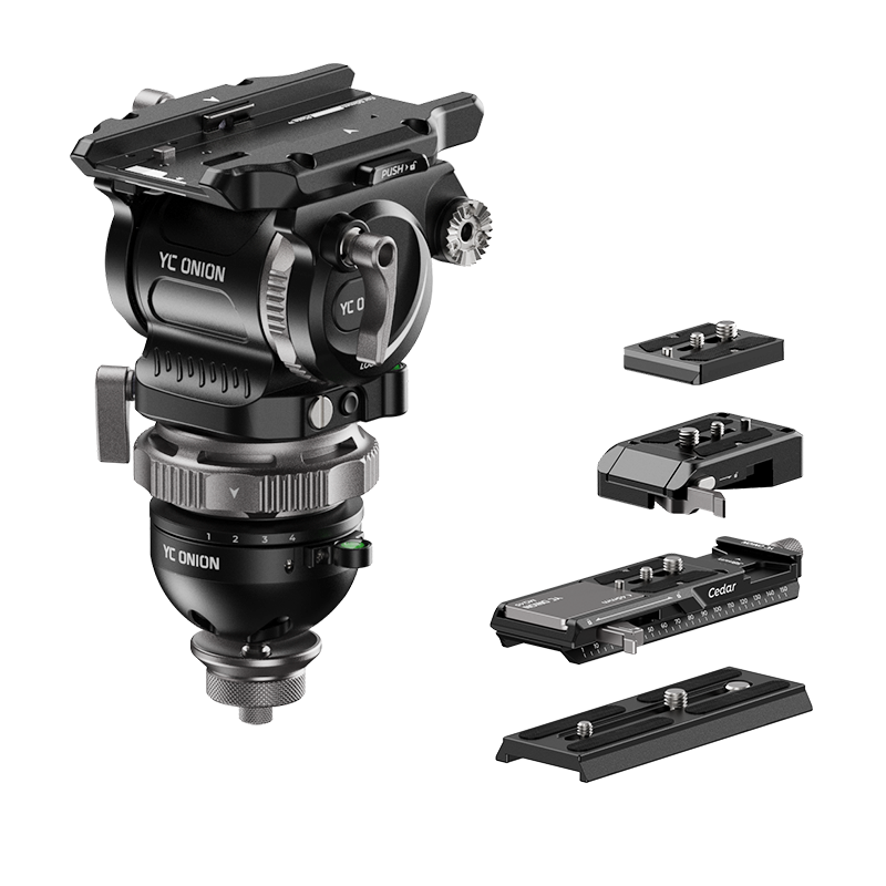 YC Onion CEDAR CB7 counterbalanced Fluid Head