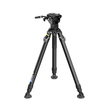 PINETA PEAK Photo & Video Carbon Fiber Tripod w/ HD Tripod Feet